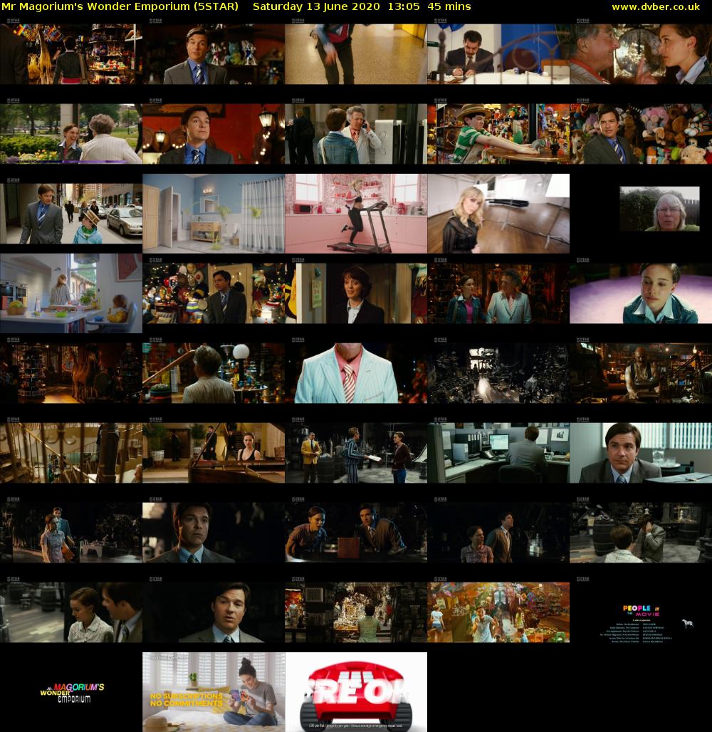 Mr Magorium's Wonder Emporium (5STAR) Saturday 13 June 2020 13:05 - 13:50