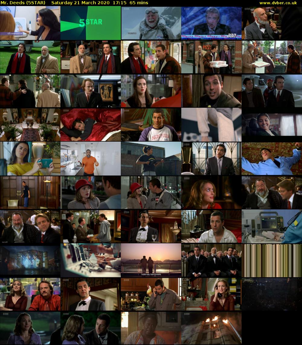 Mr. Deeds (5STAR) Saturday 21 March 2020 17:15 - 18:20