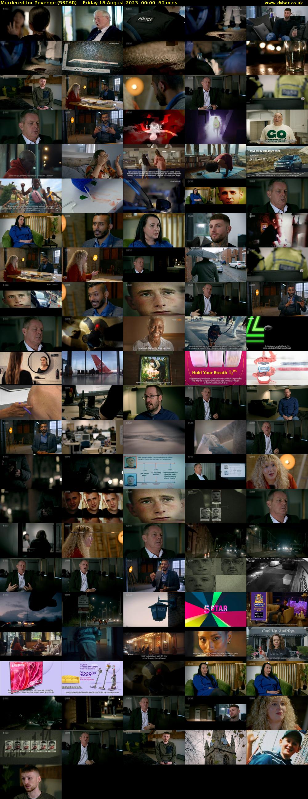 Murdered for Revenge (5STAR) Friday 18 August 2023 00:00 - 01:00