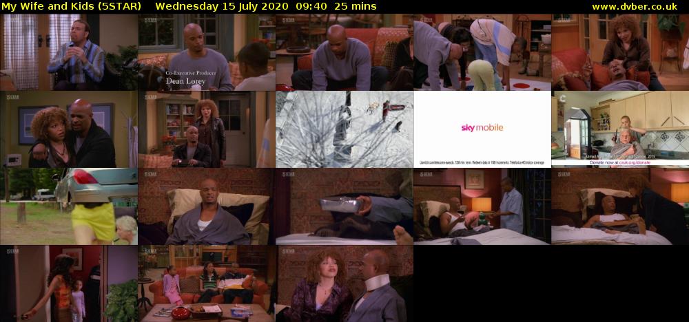 My Wife and Kids (5STAR) Wednesday 15 July 2020 09:40 - 10:05