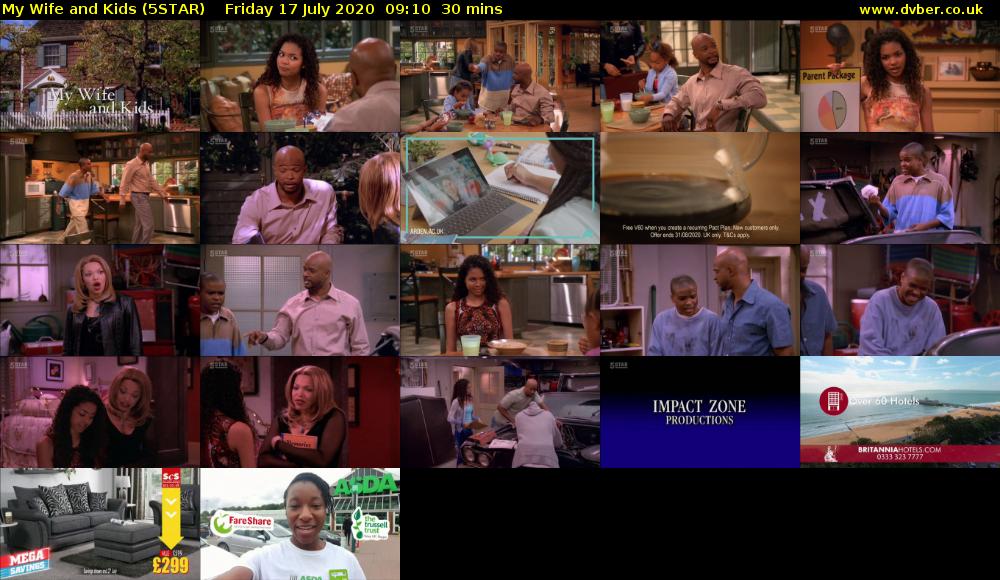 My Wife and Kids (5STAR) Friday 17 July 2020 09:10 - 09:40