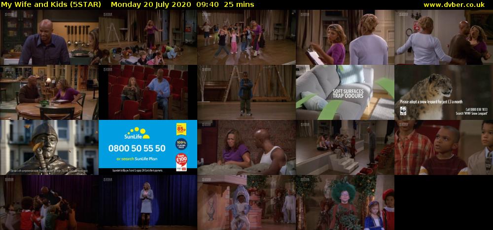 My Wife and Kids (5STAR) Monday 20 July 2020 09:40 - 10:05