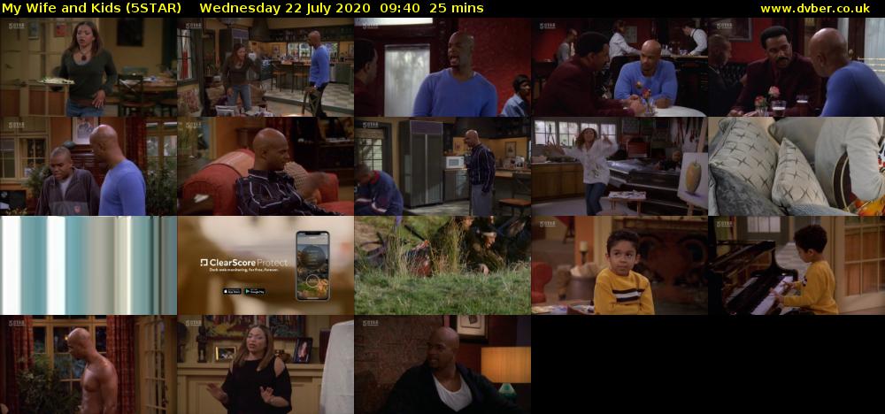 My Wife and Kids (5STAR) Wednesday 22 July 2020 09:40 - 10:05