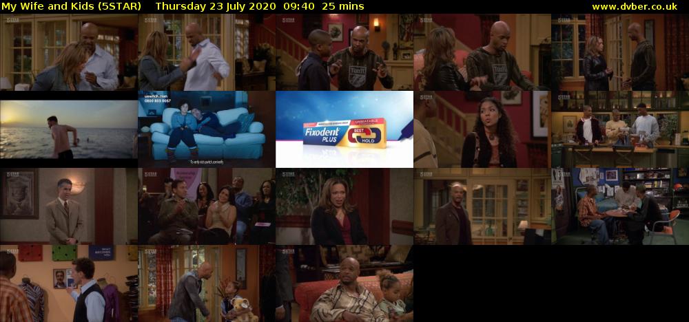 My Wife and Kids (5STAR) Thursday 23 July 2020 09:40 - 10:05