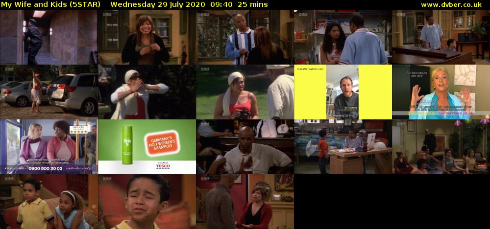 My Wife and Kids (5STAR) Wednesday 29 July 2020 09:40 - 10:05