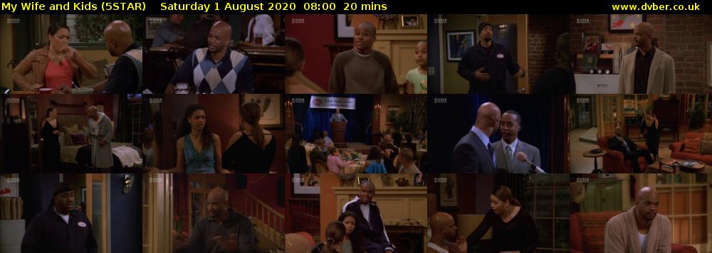 My Wife and Kids (5STAR) Saturday 1 August 2020 08:00 - 08:20