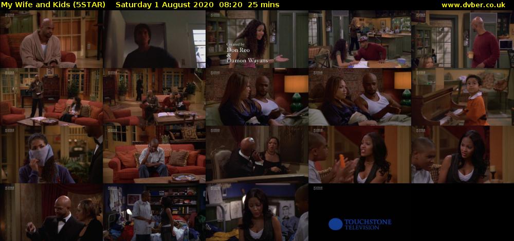 My Wife and Kids (5STAR) Saturday 1 August 2020 08:20 - 08:45