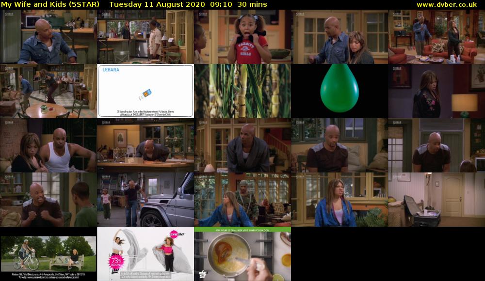 My Wife and Kids (5STAR) Tuesday 11 August 2020 09:10 - 09:40