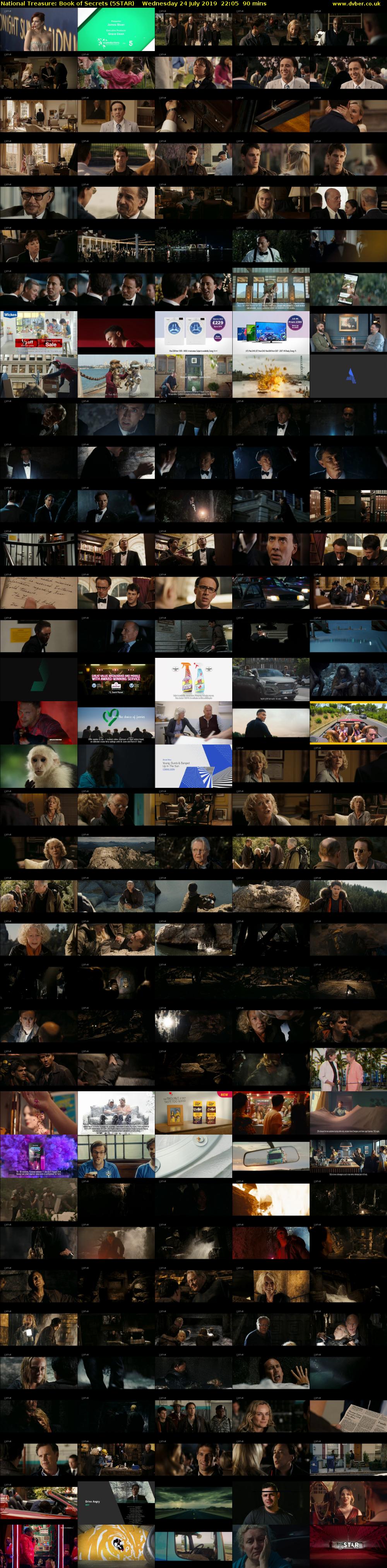 National Treasure: Book of Secrets (5STAR) Wednesday 24 July 2019 22:05 - 23:35