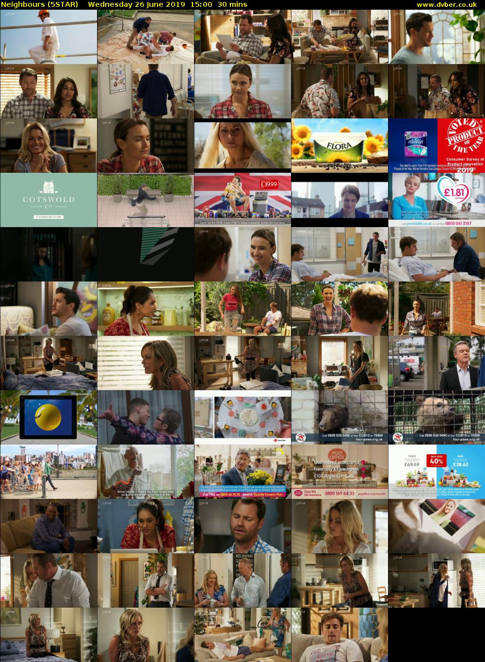 Neighbours (5STAR) Wednesday 26 June 2019 15:00 - 15:30