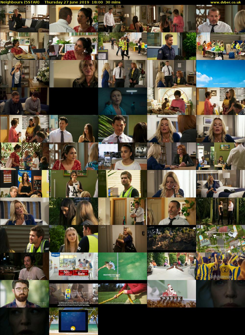 Neighbours (5STAR) Thursday 27 June 2019 18:00 - 18:30