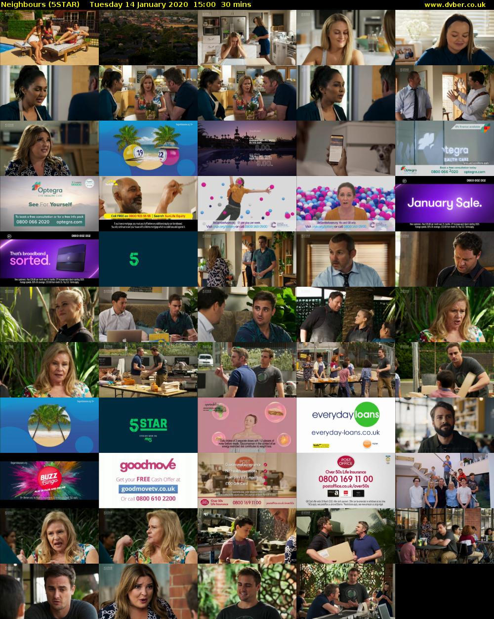 Neighbours (5STAR) Tuesday 14 January 2020 15:00 - 15:30