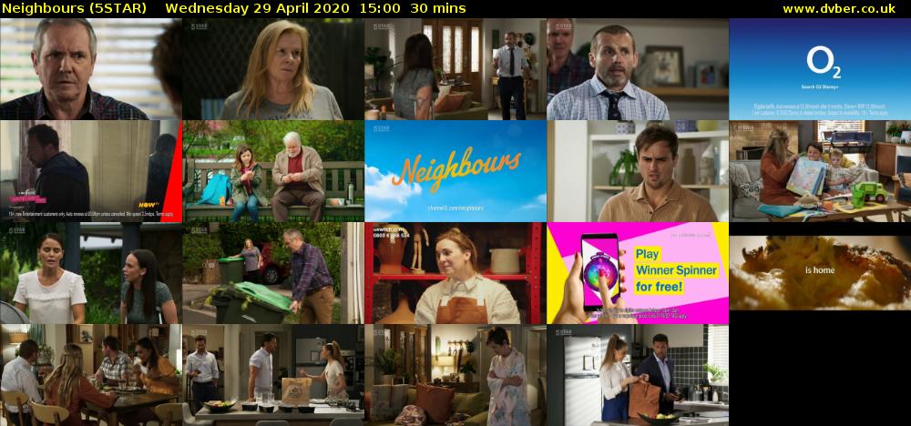 Neighbours (5STAR) Wednesday 29 April 2020 15:00 - 15:30