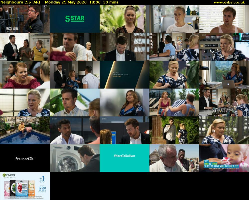 Neighbours (5STAR) Monday 25 May 2020 18:00 - 18:30