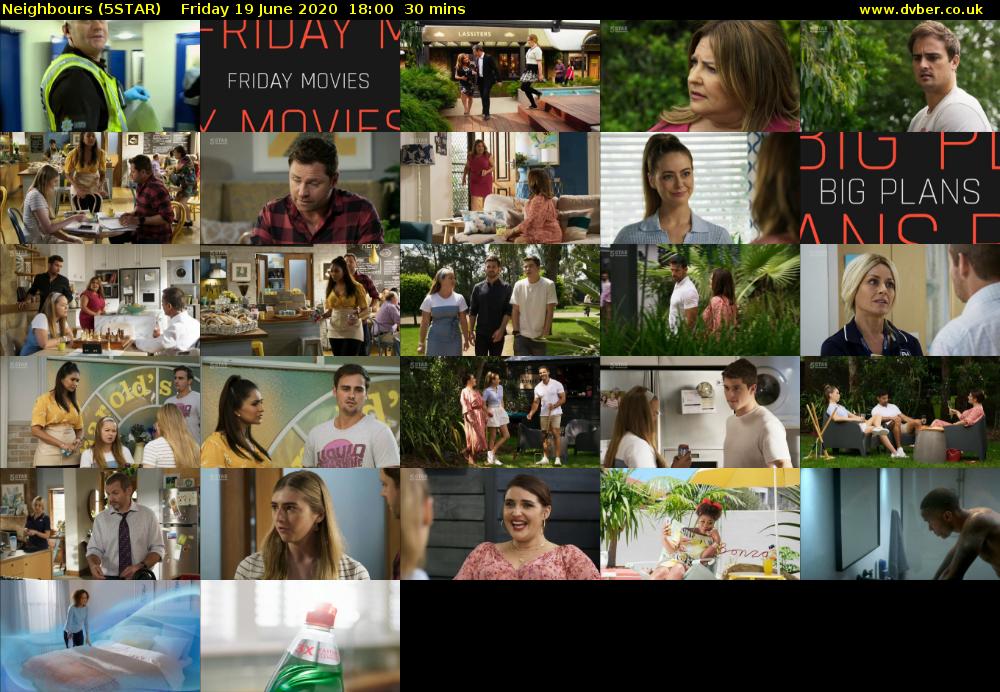 Neighbours (5STAR) Friday 19 June 2020 18:00 - 18:30