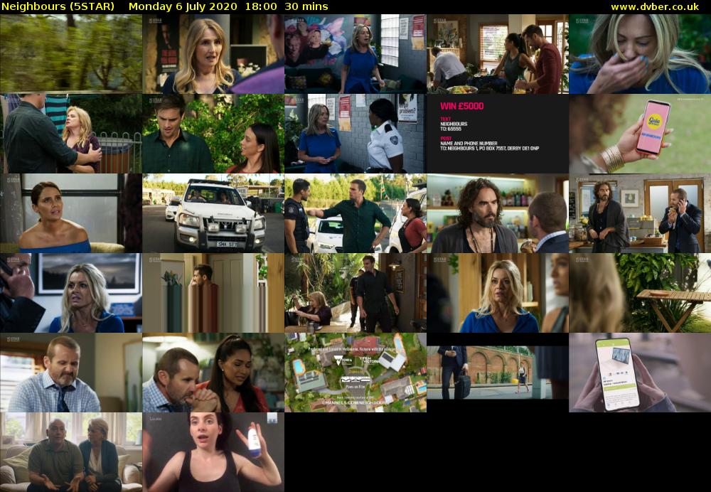 Neighbours (5STAR) Monday 6 July 2020 18:00 - 18:30
