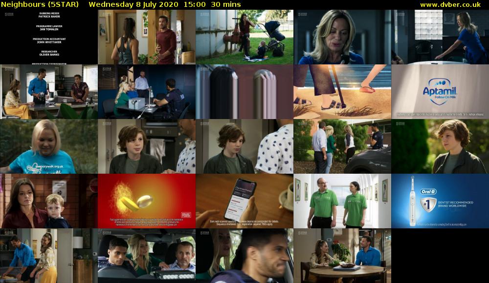 Neighbours (5STAR) Wednesday 8 July 2020 15:00 - 15:30