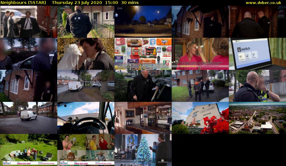 Neighbours (5STAR) Thursday 23 July 2020 15:00 - 15:30