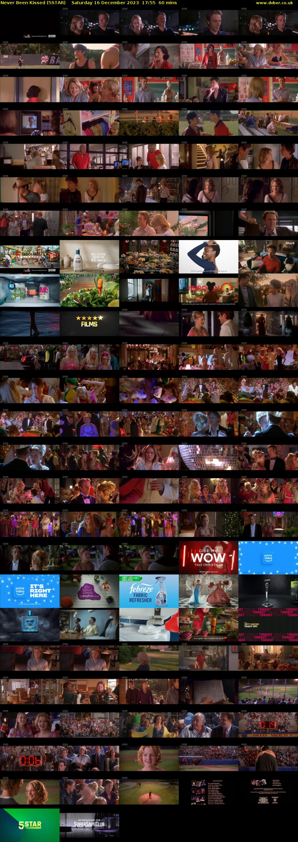 Never Been Kissed (5STAR) Saturday 16 December 2023 17:55 - 18:55
