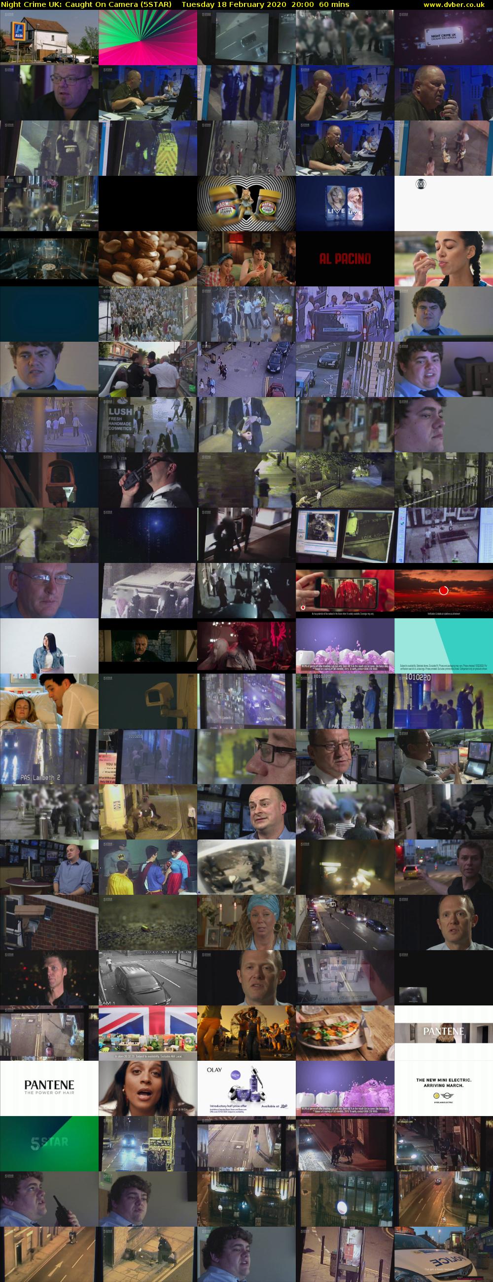 Night Crime UK: Caught On Camera (5STAR) Tuesday 18 February 2020 20:00 - 21:00