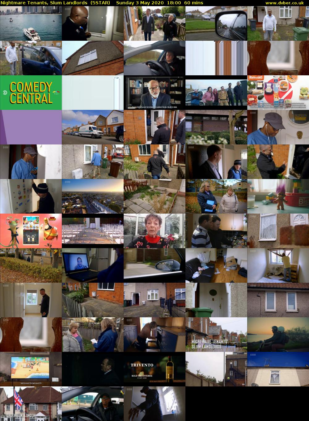 Nightmare Tenants, Slum Landlords  (5STAR) Sunday 3 May 2020 18:00 - 19:00