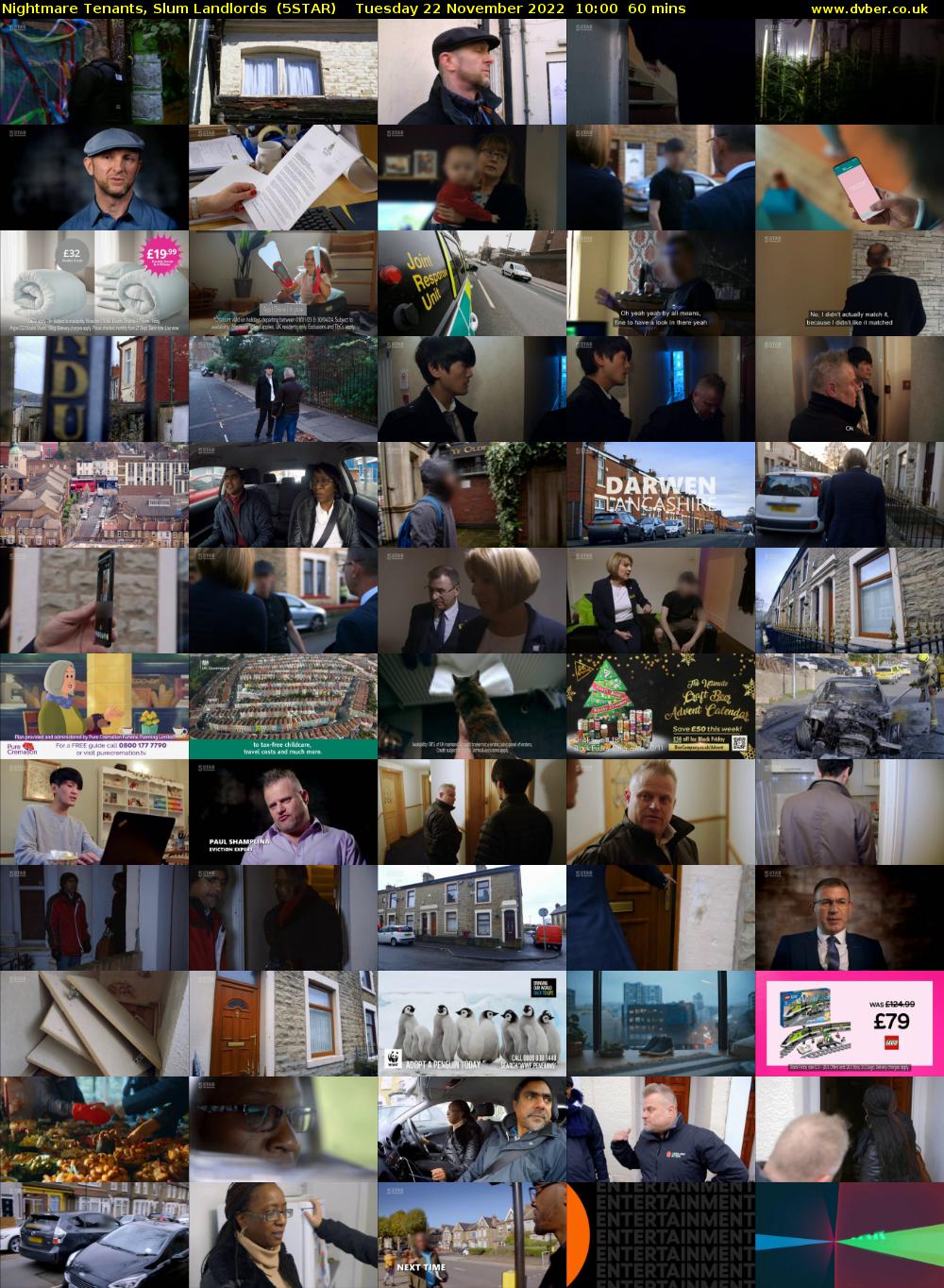 Nightmare Tenants, Slum Landlords  (5STAR) Tuesday 22 November 2022 10:00 - 11:00