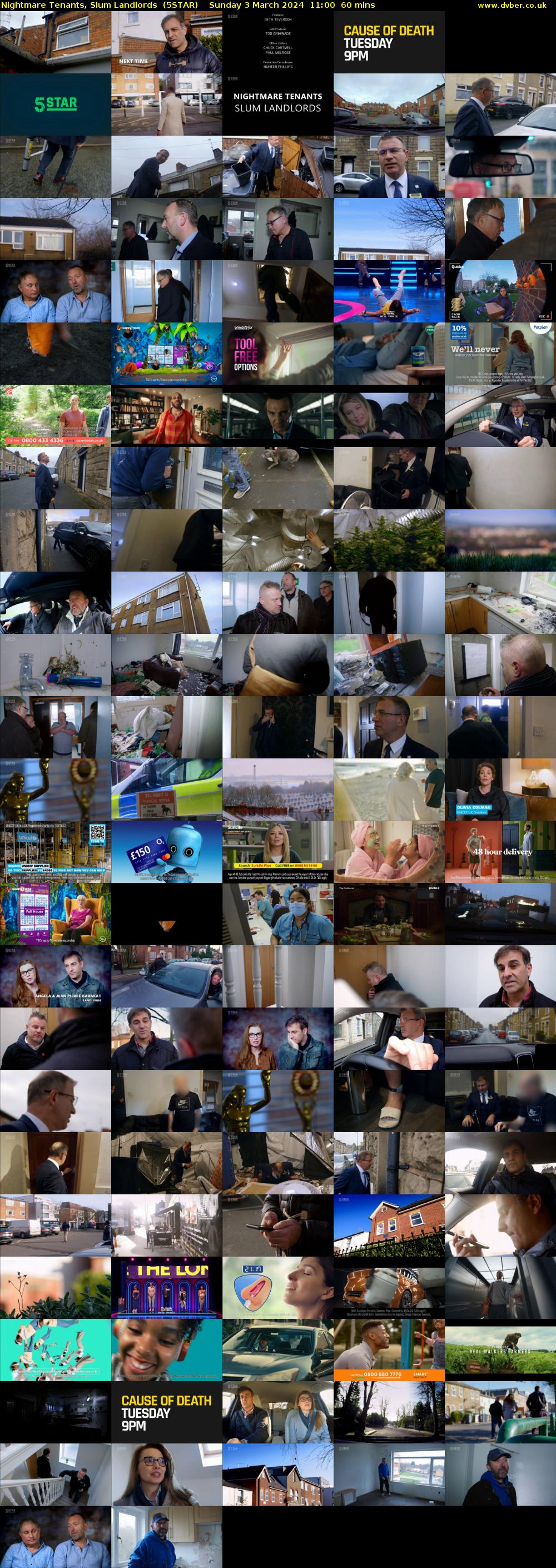 Nightmare Tenants, Slum Landlords  (5STAR) Sunday 3 March 2024 11:00 - 12:00