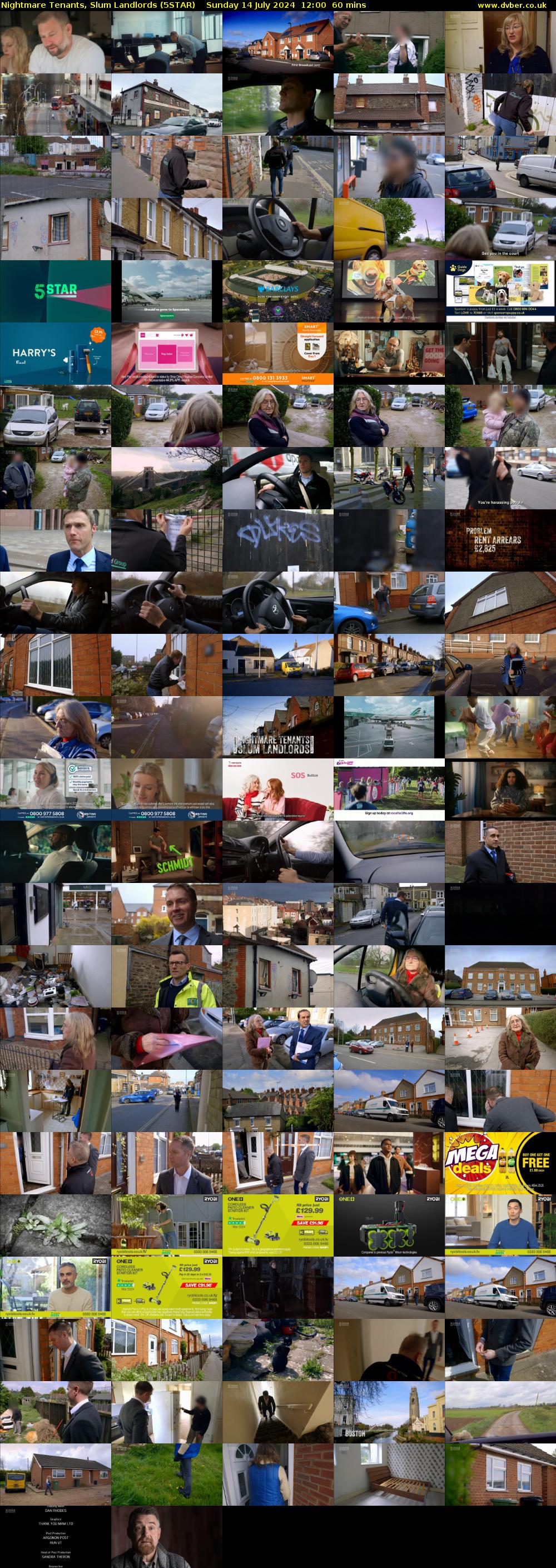 Nightmare Tenants, Slum Landlords (5STAR) Sunday 14 July 2024 12:00 - 13:00