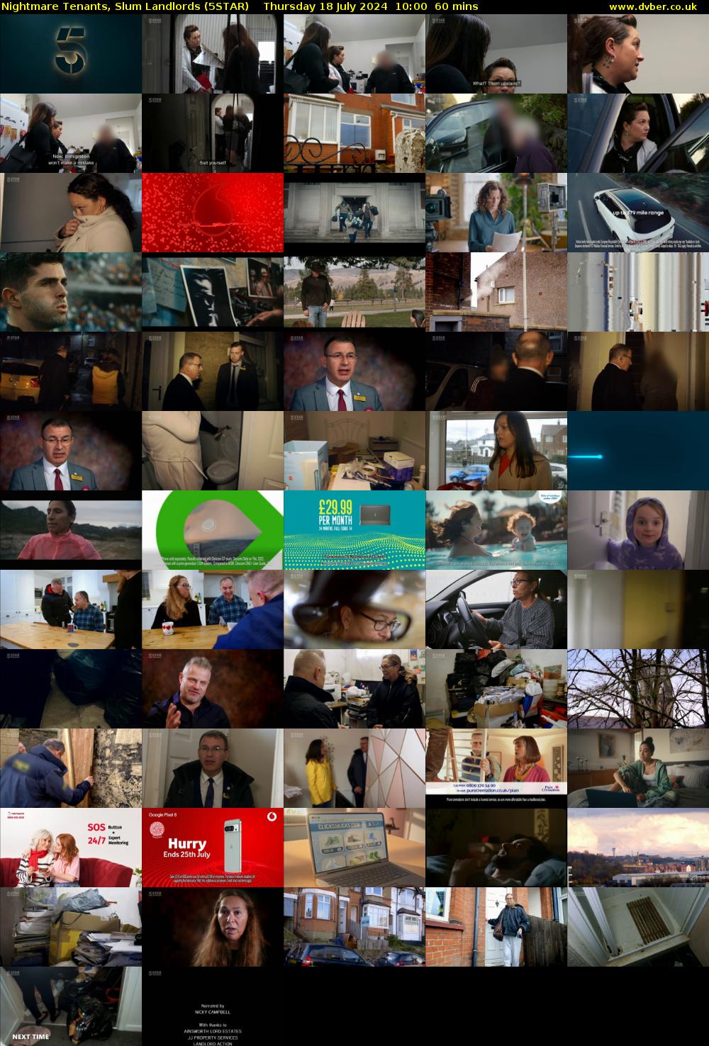 Nightmare Tenants, Slum Landlords (5STAR) Thursday 18 July 2024 10:00 - 11:00