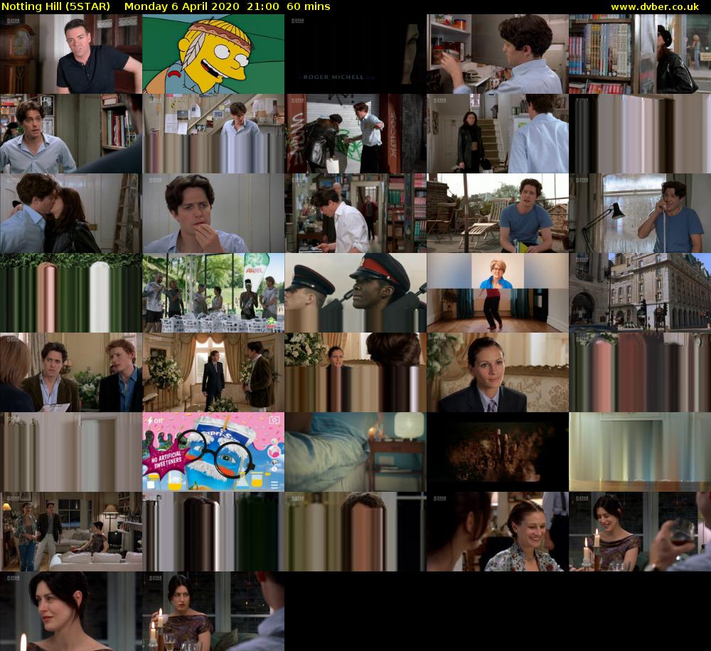 Notting Hill (5STAR) Monday 6 April 2020 21:00 - 22:00