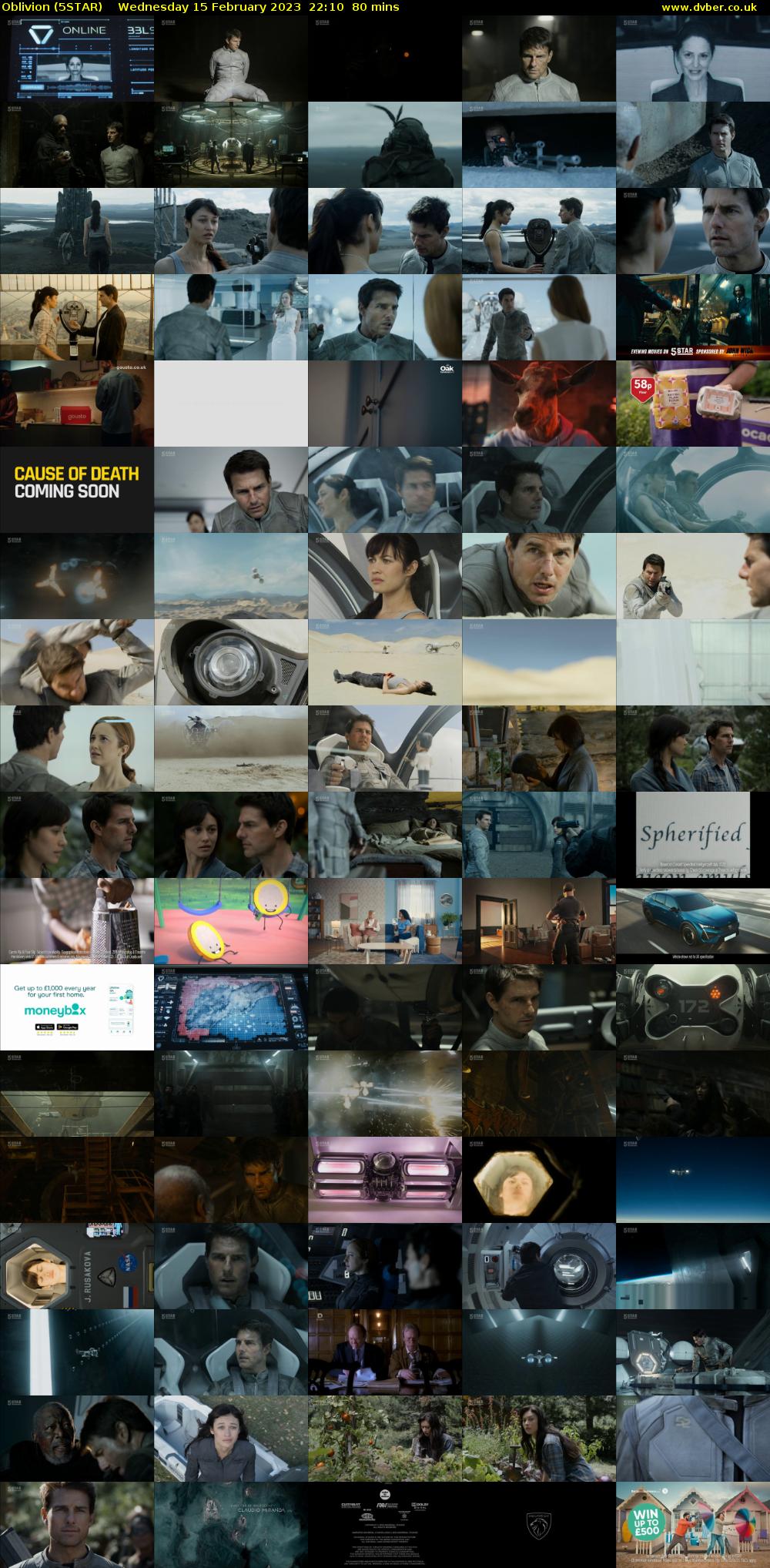 Oblivion (5STAR) Wednesday 15 February 2023 22:10 - 23:30
