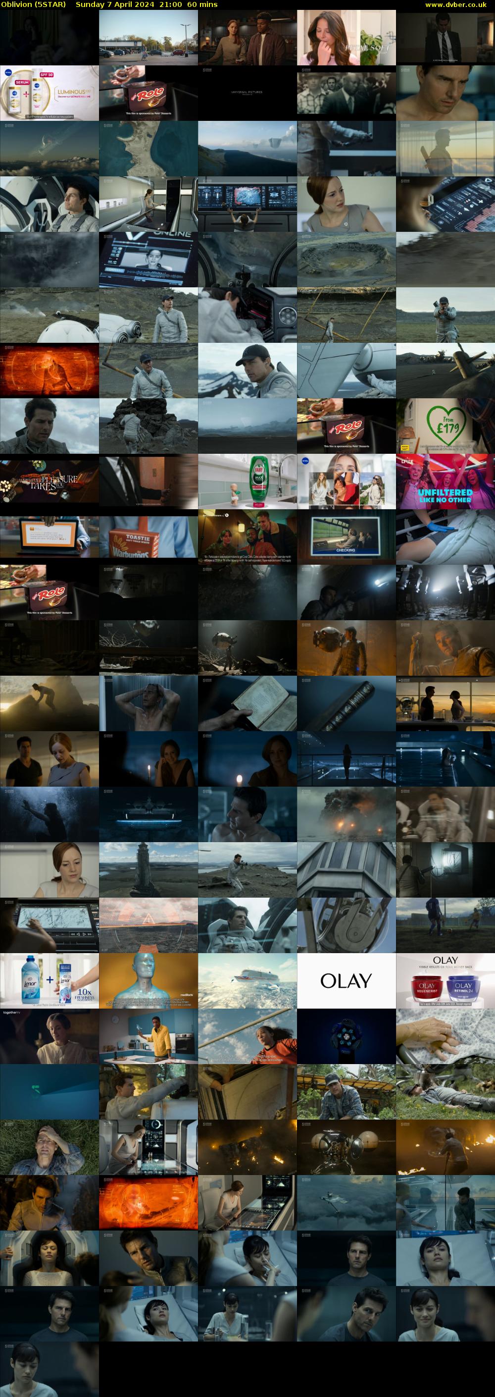 Oblivion (5STAR) Sunday 7 April 2024 21:00 - 22:00
