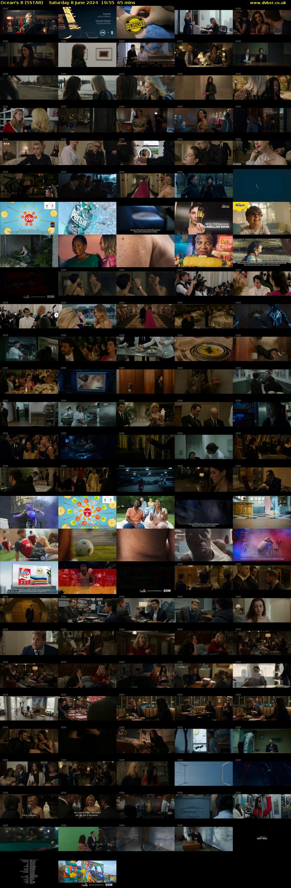 Ocean's 8 (5STAR) Saturday 8 June 2024 19:55 - 21:00
