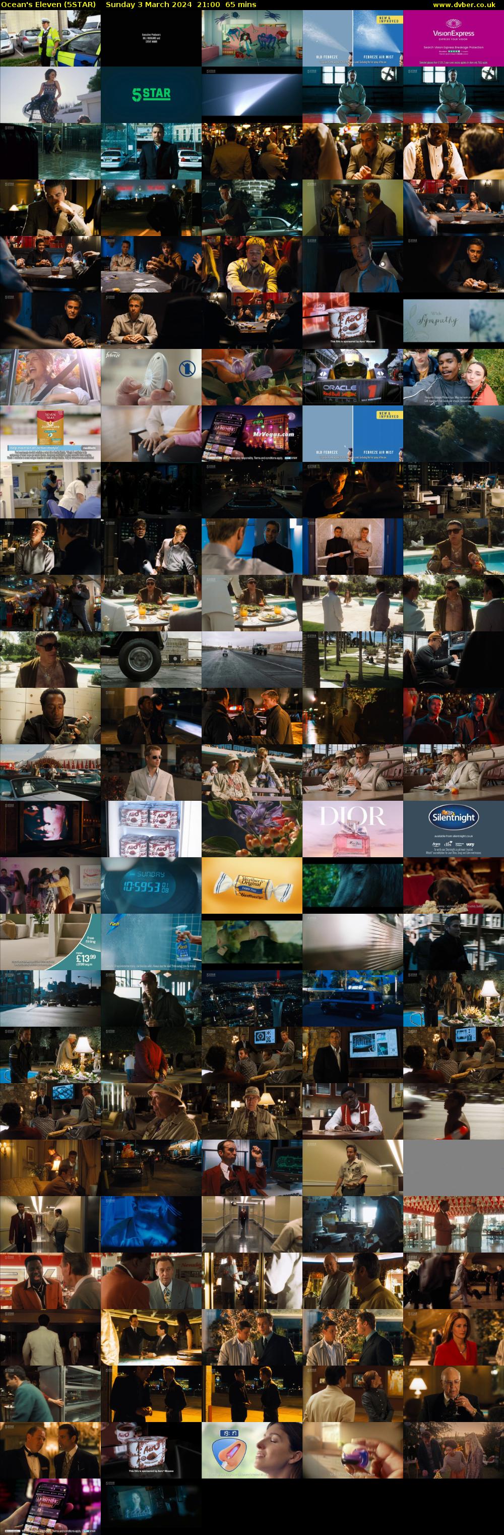 Ocean's Eleven (5STAR) Sunday 3 March 2024 21:00 - 22:05