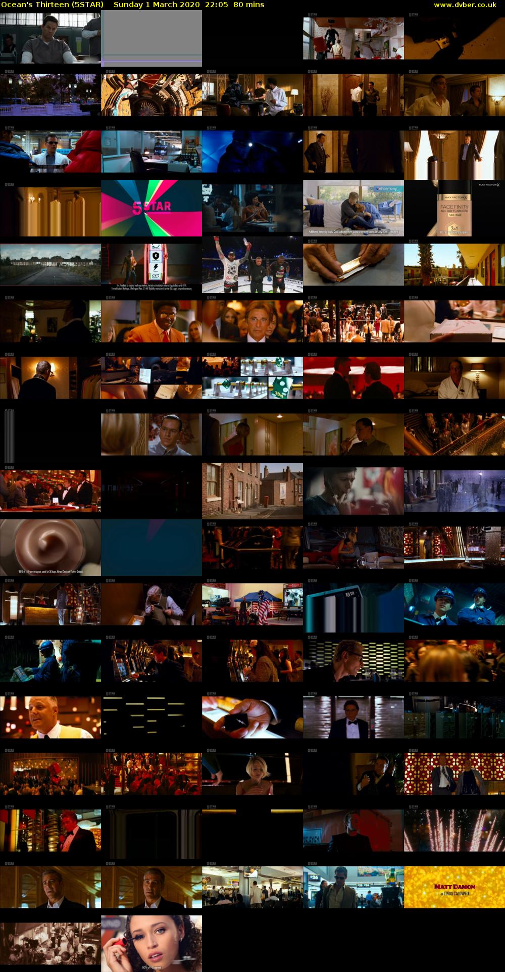 Ocean's Thirteen (5STAR) Sunday 1 March 2020 22:05 - 23:25