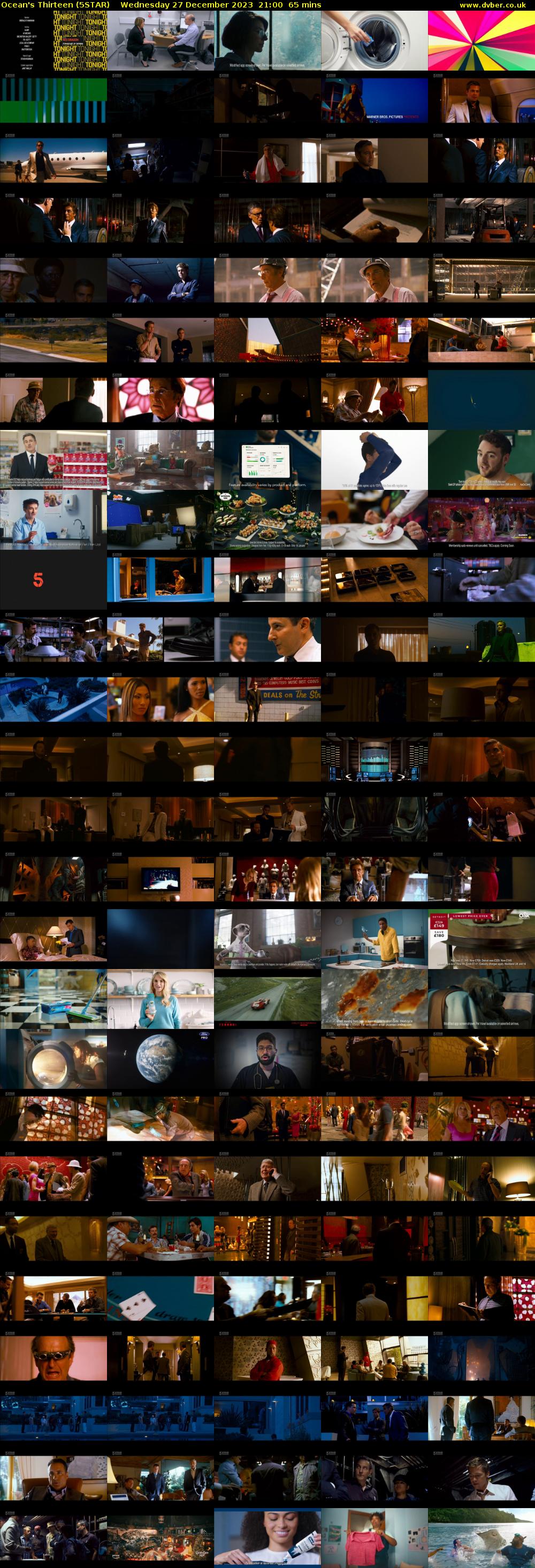 Ocean's Thirteen (5STAR) Wednesday 27 December 2023 21:00 - 22:05