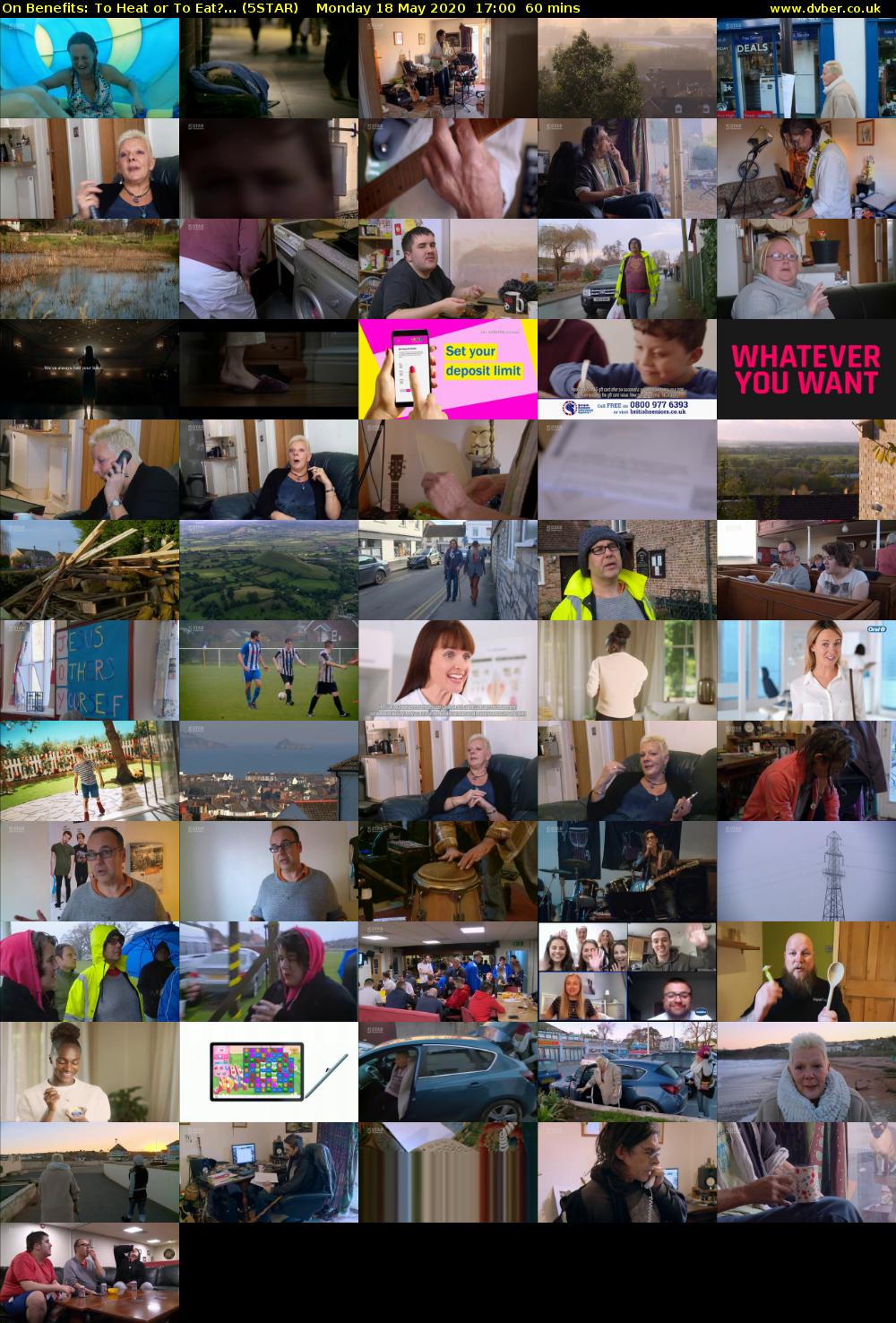 On Benefits: To Heat or To Eat?... (5STAR) Monday 18 May 2020 17:00 - 18:00