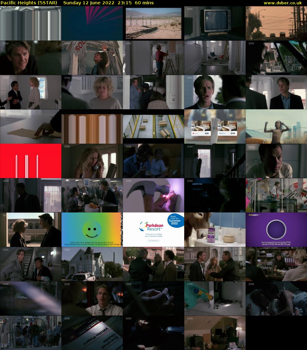Pacific Heights (5STAR) Sunday 12 June 2022 23:15 - 00:15