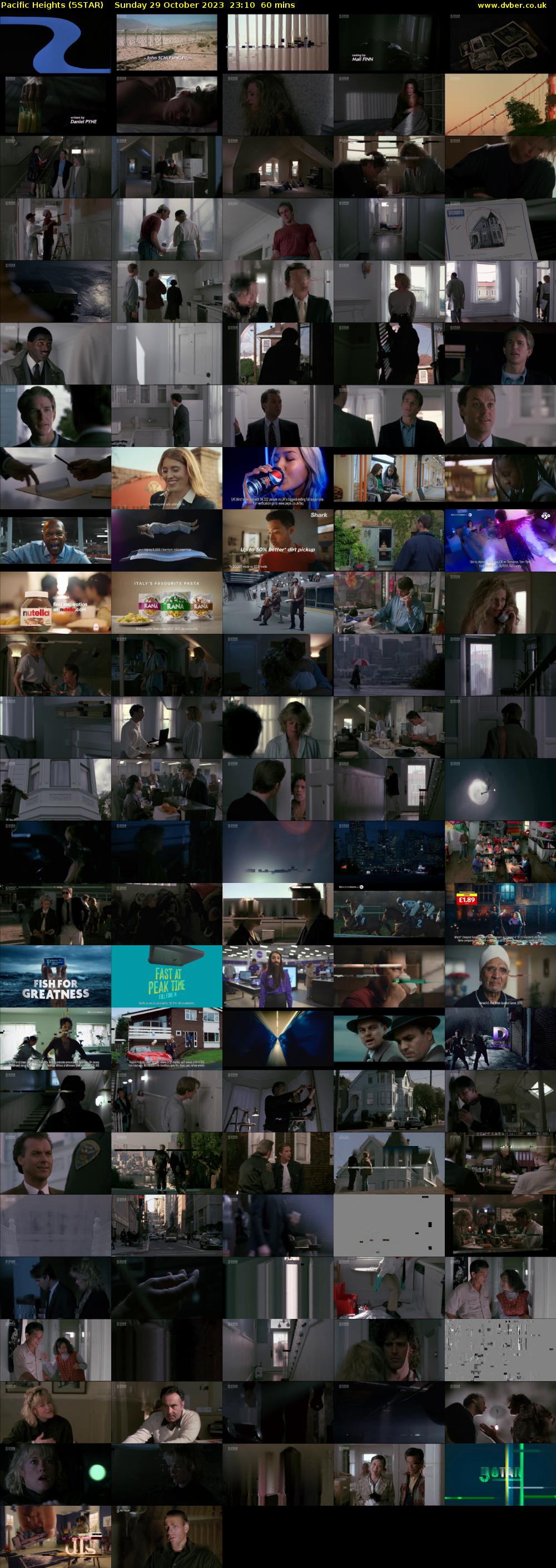 Pacific Heights (5STAR) Sunday 29 October 2023 23:10 - 00:10