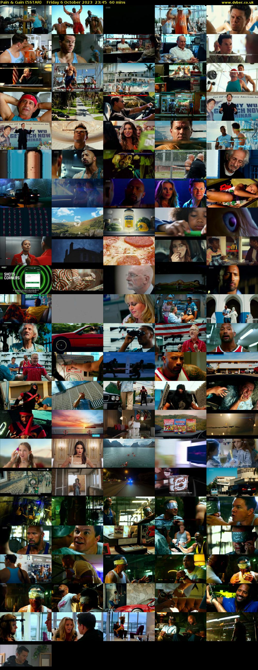 Pain & Gain (5STAR) Friday 6 October 2023 23:45 - 00:45