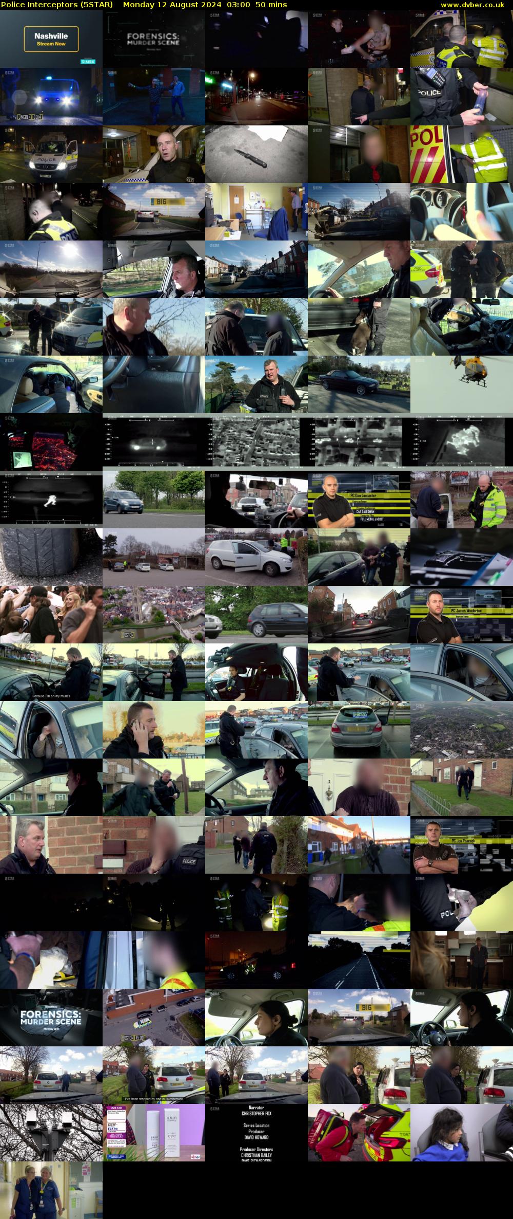 Police Interceptors (5STAR) Monday 12 August 2024 03:00 - 03:50