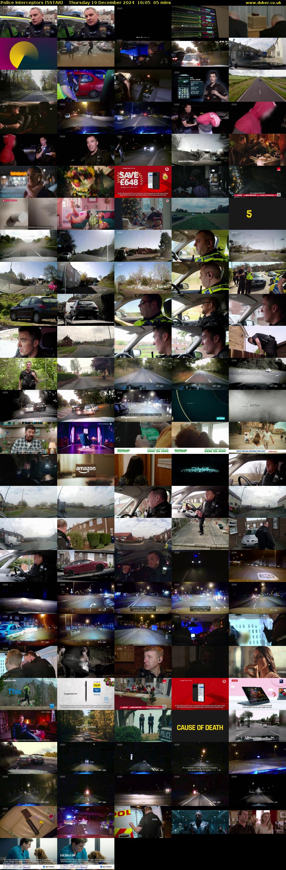 Police Interceptors (5STAR) Thursday 19 December 2024 16:05 - 17:10