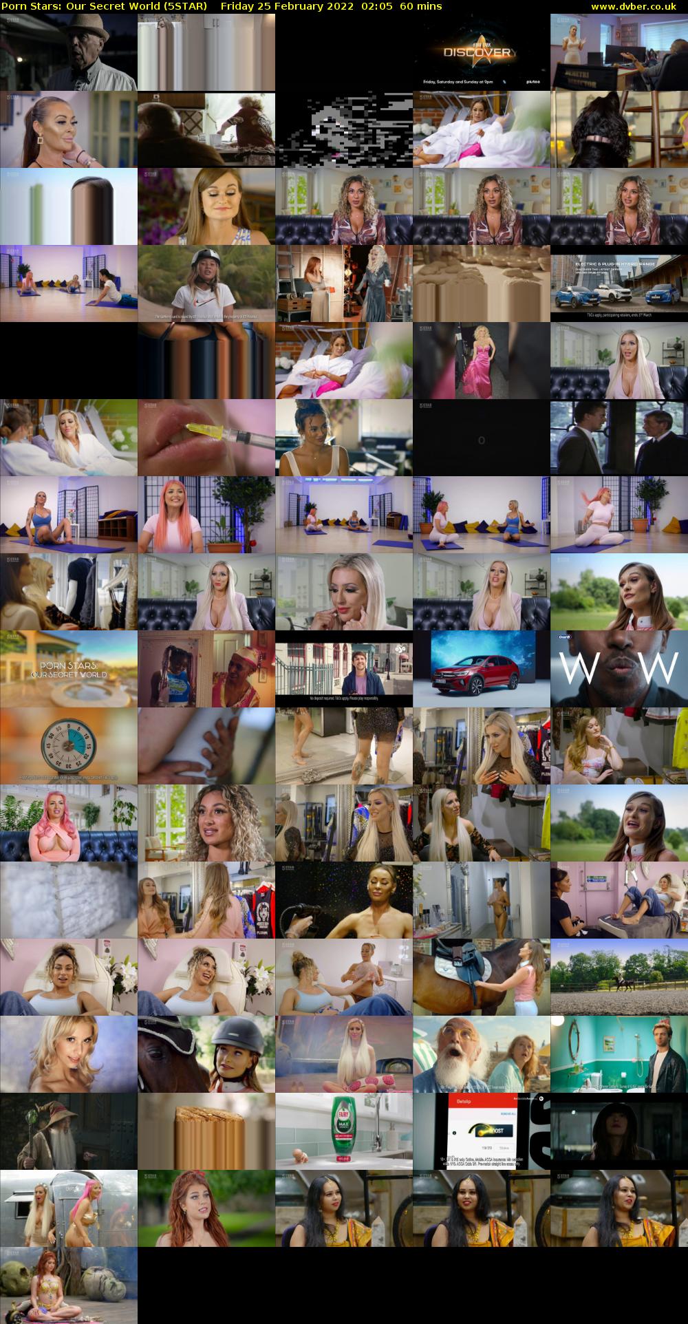 Porn Stars: Our Secret World (5STAR) Friday 25 February 2022 02:05 - 03:05
