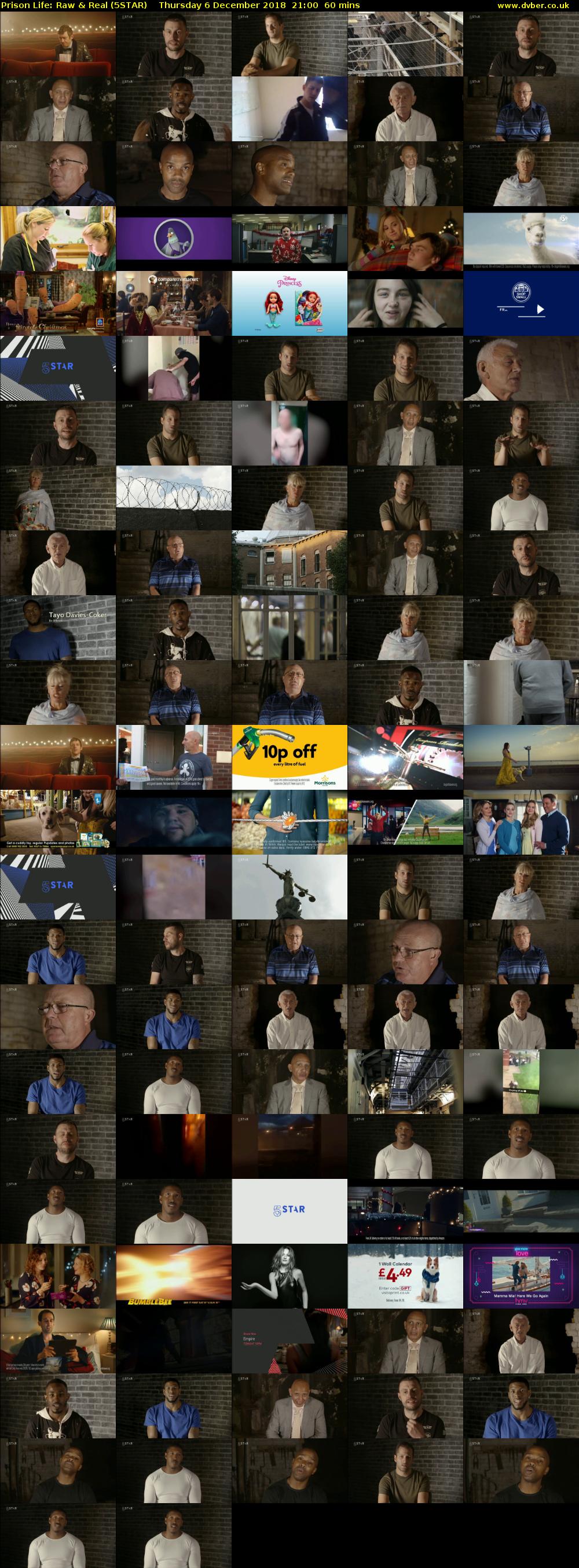 Prison Life: Raw & Real (5STAR) Thursday 6 December 2018 21:00 - 22:00