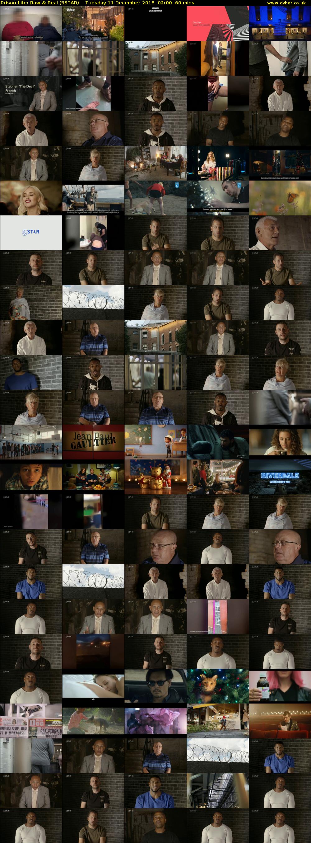 Prison Life: Raw & Real (5STAR) Tuesday 11 December 2018 02:00 - 03:00