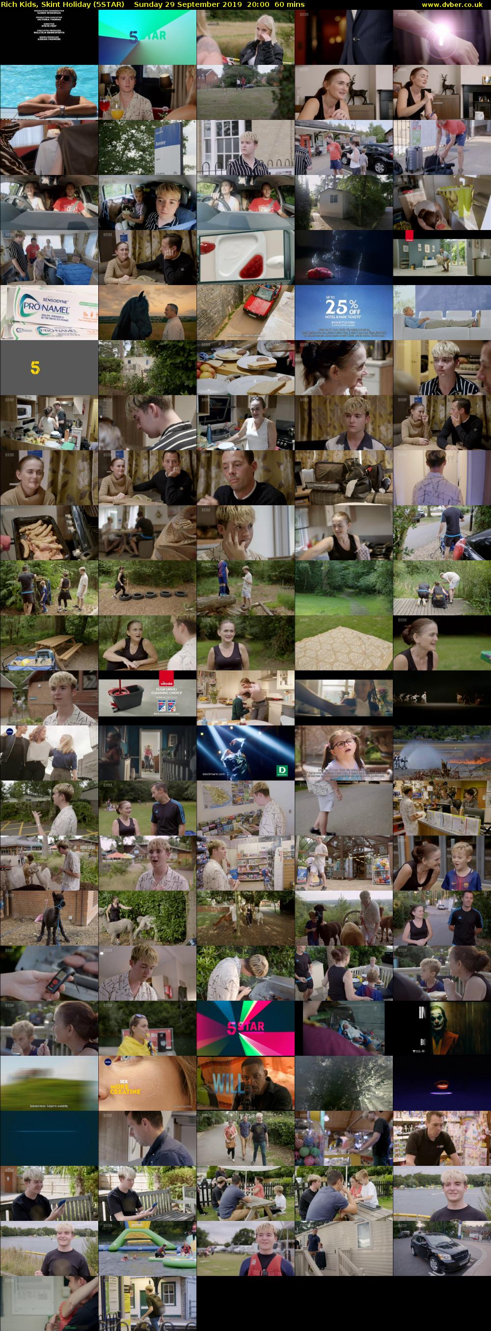 Rich Kids, Skint Holiday (5STAR) Sunday 29 September 2019 20:00 - 21:00