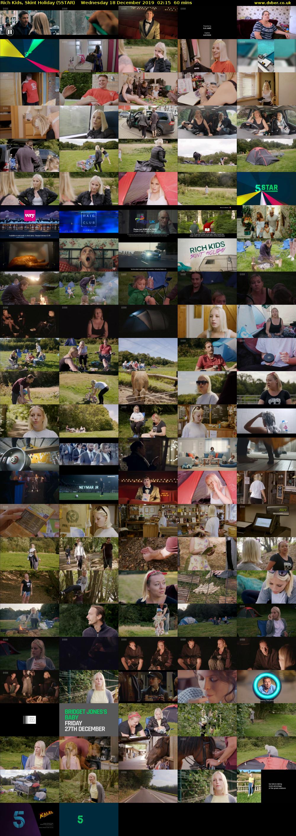 Rich Kids, Skint Holiday (5STAR) Wednesday 18 December 2019 02:15 - 03:15