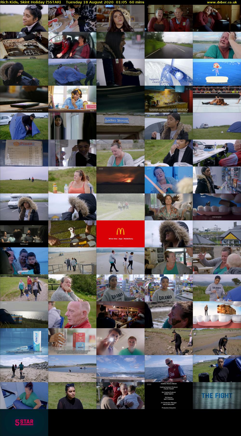 Rich Kids, Skint Holiday (5STAR) Tuesday 18 August 2020 01:05 - 02:05