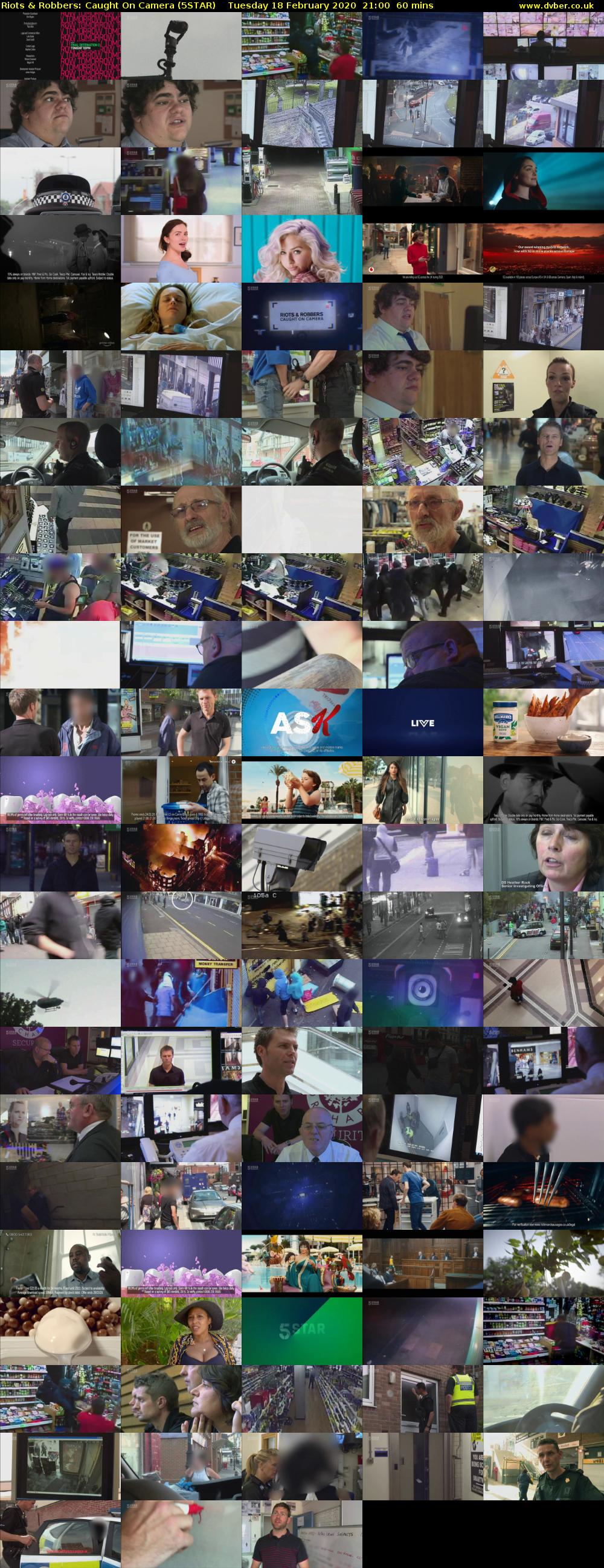 Riots & Robbers: Caught On Camera (5STAR) Tuesday 18 February 2020 21:00 - 22:00