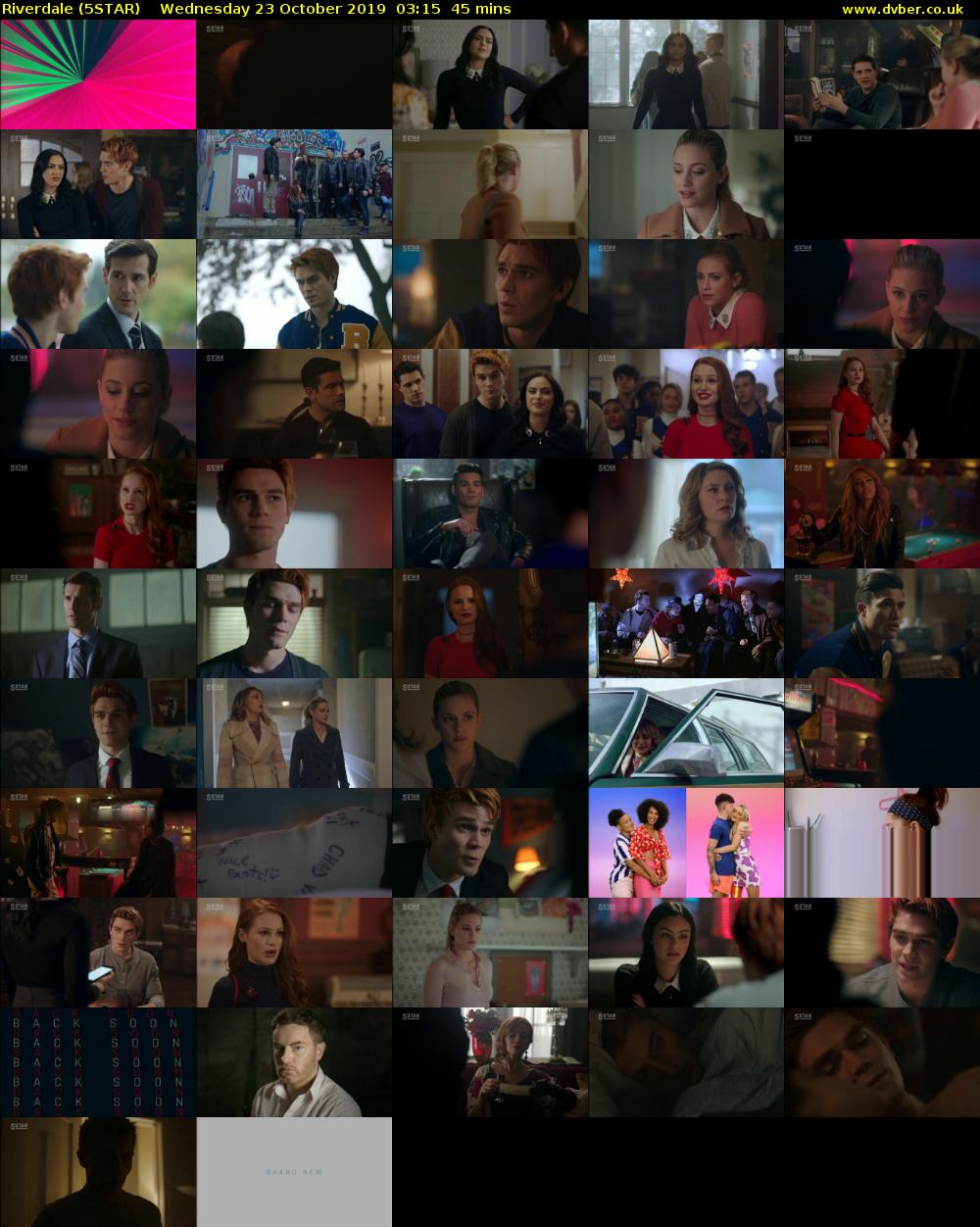 Riverdale (5STAR) Wednesday 23 October 2019 03:15 - 04:00